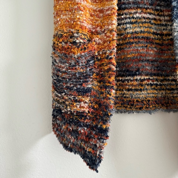 Pilcro Spacedye Sweater Vest Size XS In Orange Motif - Picture 8 of 14